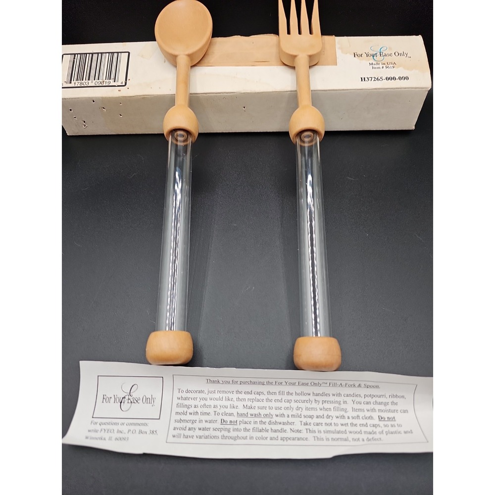 Salad Spoon Fork Serving Utensils Kitchenware Flatware For Your Ease Only NEW AA
